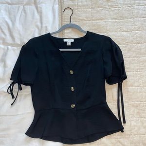 Topshop button-up top